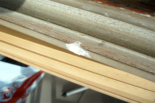 Filling-the-mid-min restoration of a frame- filler frame middle side