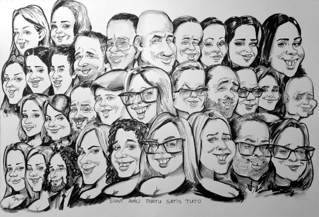 Group caricature