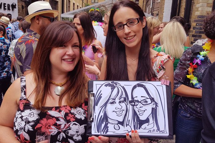 Corporate function caricatures