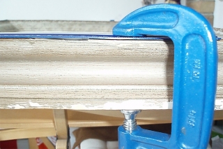 gluing-the-damaged-mid-p-min restoration begging - gluing frame corner side