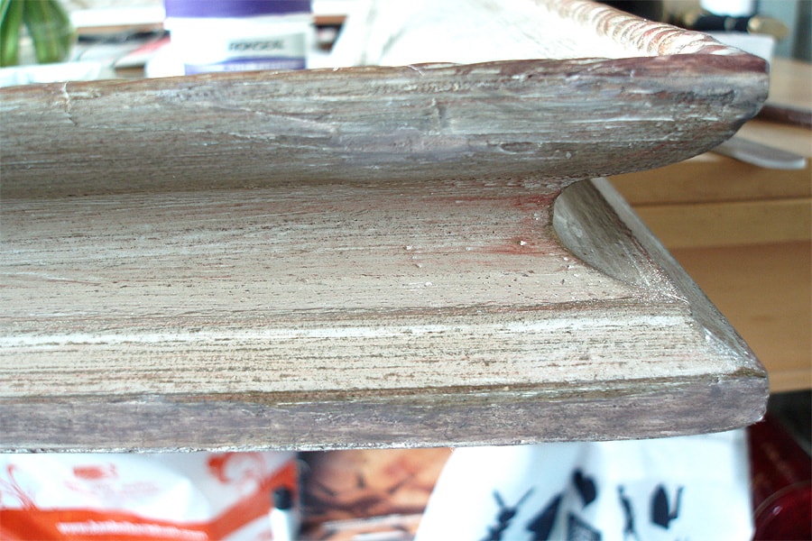 restoration of a frame- retouch frame corner side