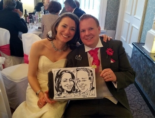 Wedding caricature