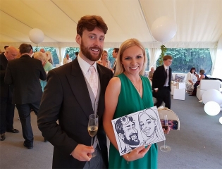 Wedding caricatures