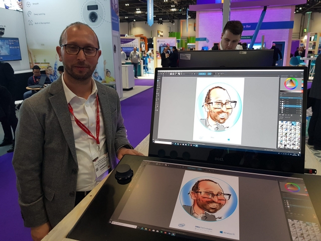 Colour funny caricatures