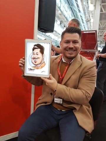 exhibition digital caricature