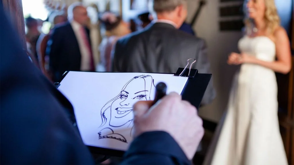 Wedding Caricature artist
