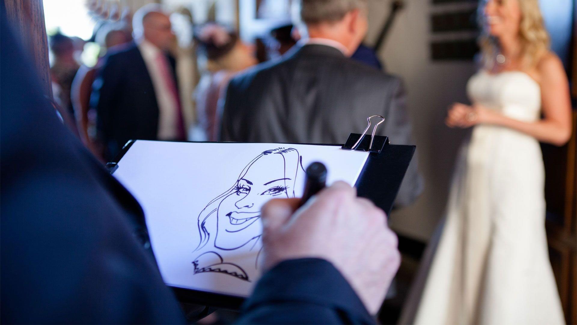 Wedding Caricature artist