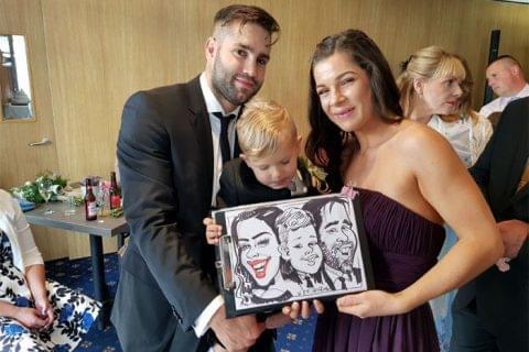 wedding caricaturist