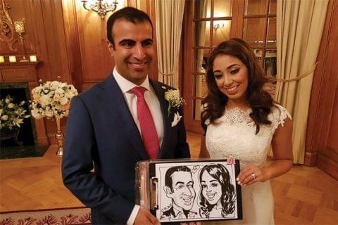 wedding caricaturist